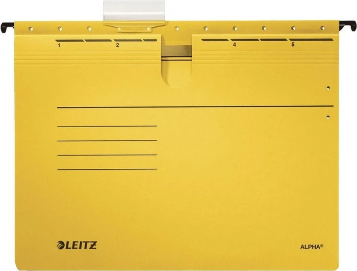 Leitz Alpha Hängehefter, A4, gelb, 25er-Pack