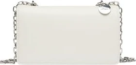 s.Oliver Crossbody-Bag in Leder-Optik mit Kettenriemen Umhängetasche wollweiß