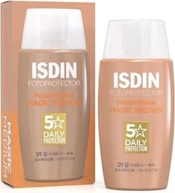 Isdin Fotoprotector Fusion Water Medium Color Sonnencreme LSF50, 50ml