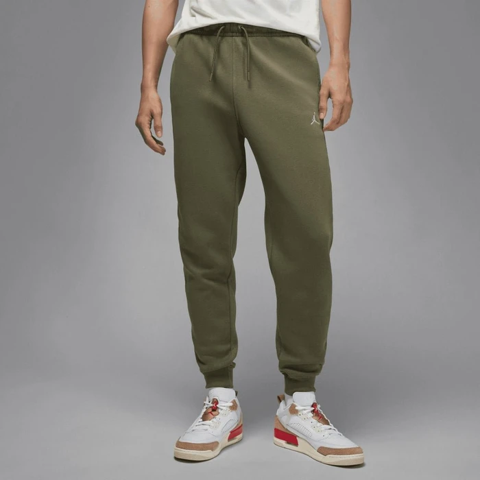 Nike Jordan Brooklyn Fleece Trainingshose lang medium olive/sail (Herren)