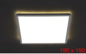Briloner Slim LED Deckenleuchte 12W 19cm weiß