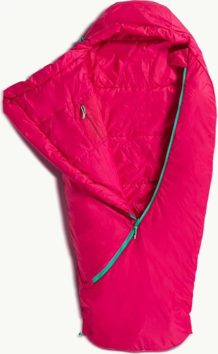 Jack Wolfskin Grow Up Dreamer Mumienschlafsack pink dahlia (Junior)