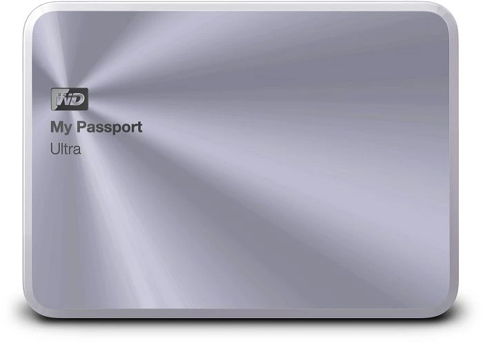 Western Digital WD My Passport Ultra Metal silber, 2TB, USB 3.0 Micro-B