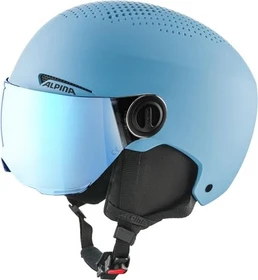 Alpina Zupo Visor Q-Lite Helm smoke blue matt (Junior) (Modell 2024/2025)