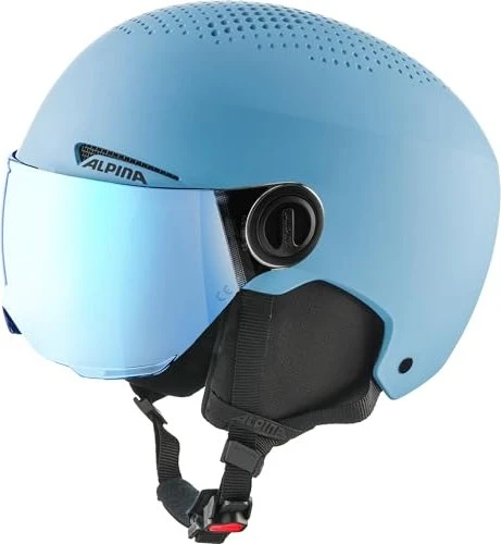 Alpina Zupo Visor Q-Lite Helm smoke blue matt (Junior) (Modell 2024/2025)