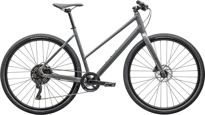 Specialized Sirrus X 3.0 Step-Through EQ gloss ashen grey/black liquid metal reflective Modell 2025