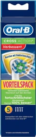 Oral-B CrossAction Bakterienschutz Ersatzbürste weiß, 5 Stück