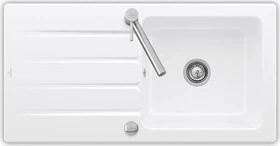 Villeroy & Boch Architectura 1000x510mm Einbau Becken reversibel mit Ablauffernbedienung weiß alpin
