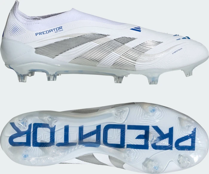 adidas Predator Elite Laceless FG cloud white/silver metallic/bright royal