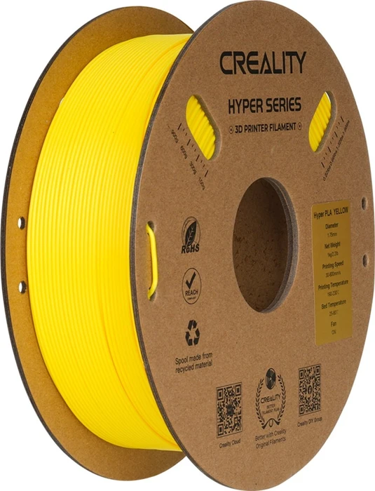 Creality Hyper PLA, gelb, Spule, 1.75mm, 1.00kg