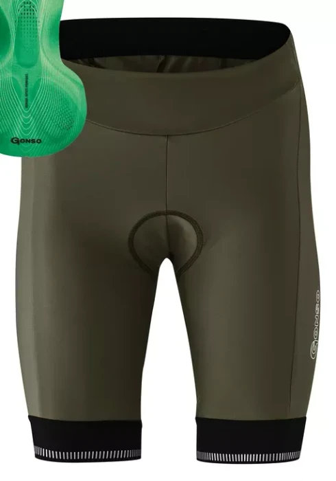 Gonso Sitivo Fahrradhose kurz dakota shadow/bright green (Damen)