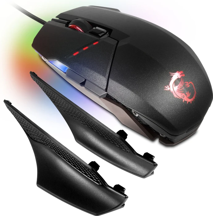 MSI Clutch GM60 Gaming Mouse schwarz, USB