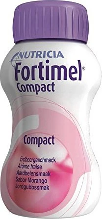 Fortimel Compact Trinknahrung Erdbeere, 1l (8x 125ml)