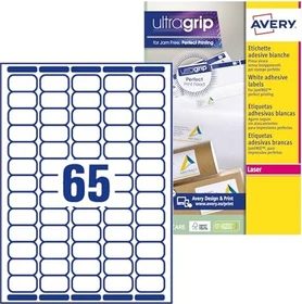 Avery-Zweckform Adressetiketten, 38.1x21.2mm, weiß, 100 Blatt (6500 Etiketten)