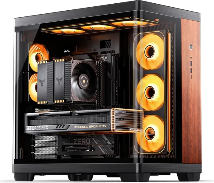 Jonsbo TK-4 Wood, Glasfenster