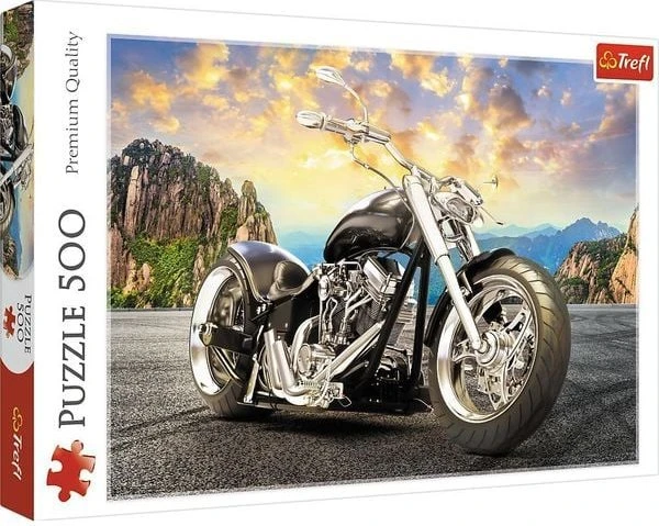 Trefl Puzzle Black motorcycle (37384)