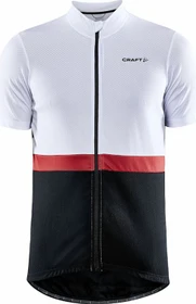 Craft Core Trikot kurzarm weiß/schwarz (Herren)