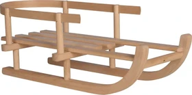 Holz Wenzel Puppenschlitten