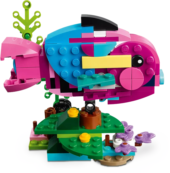 LEGO Creator 3in1 - Exotischer pinkfarbener Papagei