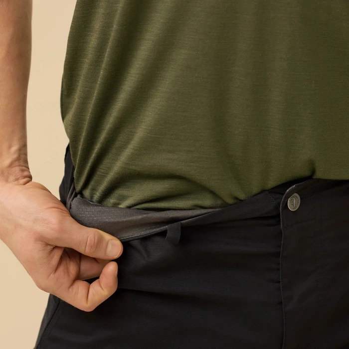 Fjällräven Hoja Hybrid Fahrradhose lang schwarz (Herren)