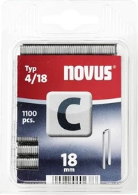 Novus Typ 4 Tacker-Klammern, 18x6.1mm, 1100 Stück