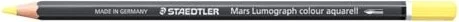 Staedtler Mars Lumograph colour aquarell 104 Aquarellstift pastellgelb, Kartonetui, 6er-Pack