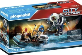 playmobil City Action Polizei-Jetpack: Festnahme des Kunsträubers