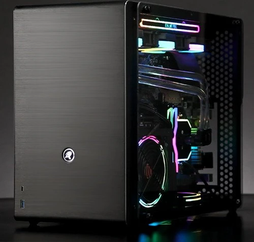 Raijintek Ophion M Evo TGS, Glasfenster