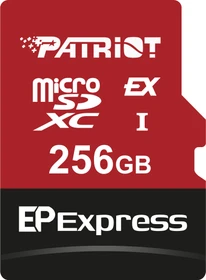 Patriot EP Express R800/W600 256GB, UHS-I U3, A1, Class 10, SD Express EX I
