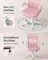 Songmics Bürostuhl ergonomisch mit Amrlehnen, pastellrosa Vorschaubild
