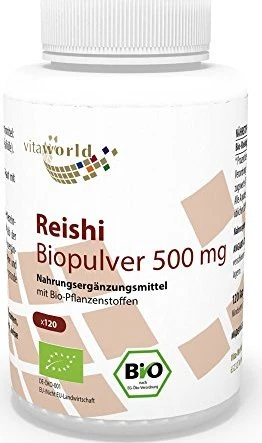 vitaworld Reishi Extrakt 500mg Kapseln, 100 Stück
