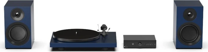 Pro-Ject Colourful Audio System E stahlblau