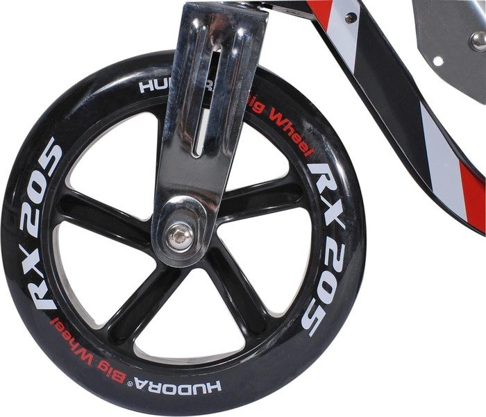 Hudora Big Wheel 205 Scooter schwarz/rot