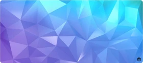 Endorfy Crystal Blue XL, 900x400mm, Motiv blau