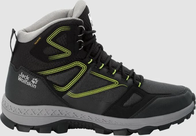 Jack Wolfskin Downhill Texapore Mid black/lime (Herren)