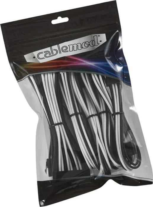 CableMod Classic ModMesh Cable Extension Kit, 8+6 Series, schwarz/weiß