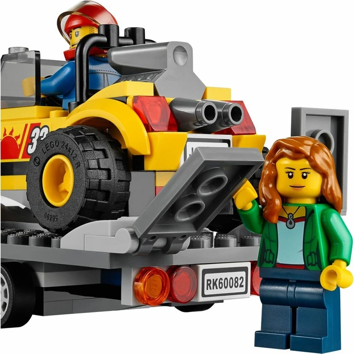 LEGO City Starke Fahrzeuge - Strandbuggy mit Allrad-Geländetransporter