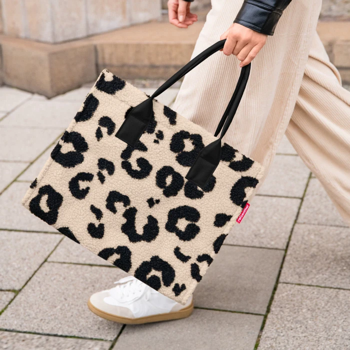 Reisenthel daily Shopper teddy leo cream