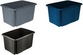 Keeeper Emil Eco Aufbewahrungsbox, 45l, schwarz