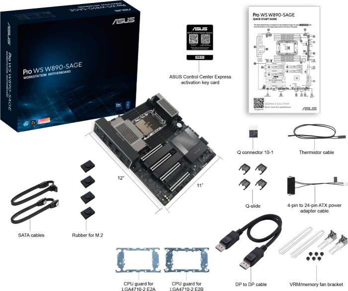 ASUS Pro WS W890-Sage (Intel 4710)