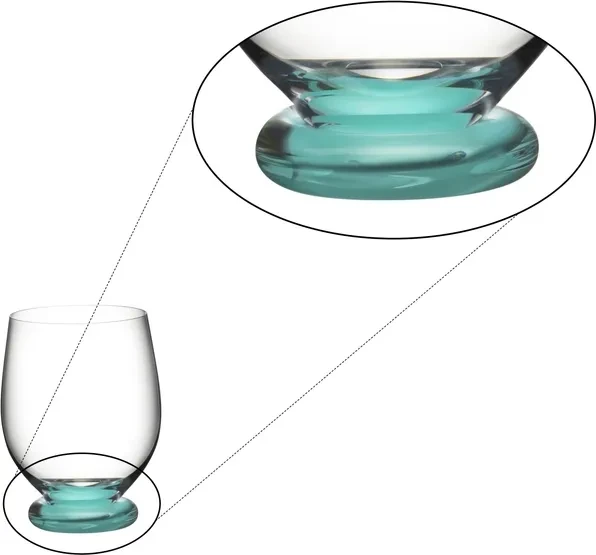 Riedel Fatto A Mano Trinkglas Becher Piccolo mint