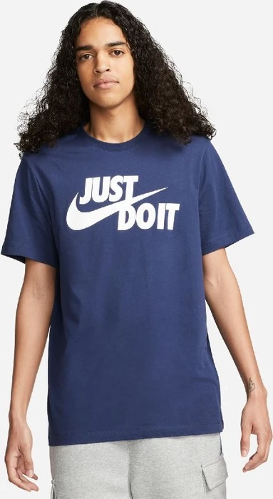 Nike JDI T-Shirt kurzarm midnight navy/white (Herren)