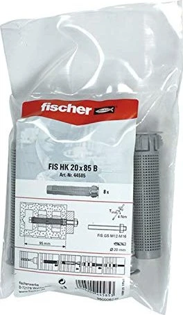 fischer FIS H 20x85 K B Ankerhülse, 20mm, 8 Stück