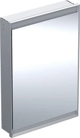 Geberit ONE Spiegelschrank ComfortLight, 1 Türe, UP-Montage, 60cm, Anschlag rechts, Aluminium eloxiert