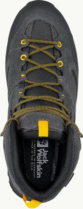 Jack Wolfskin Force Crest Texapore Mid black/burly yellow XT (Herren)