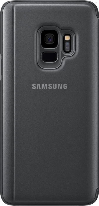 Samsung Clear View Standing Cover für Galaxy S9 schwarz
