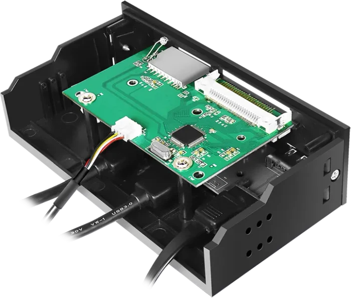 LogiLink Multifunktions-Frontpanel, Multi-Slot-Cardreader, USB 3.0 19-Pin Stecksockel [Stecker]
