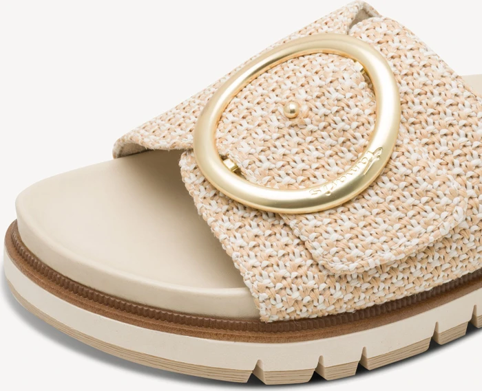 Tamaris Comfort Mule Wide Fit beige (Damen)
