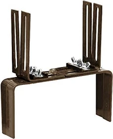 Siena Garden Blumenkastenhalter H-Form für Brüstungen 18x17x4cm braun