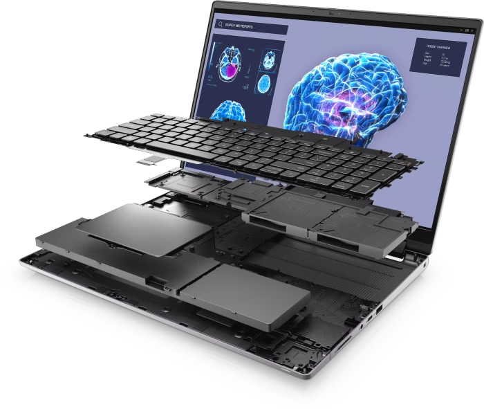 Dell Precision 7680, Core i7-13850HX, 32GB RAM, 1TB SSD, RTX 2000 Ada Generation, DE